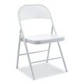 Alera Armless Steel Folding Chair, Supports Up to 275 lb, Gray, PK4, 4PK ALECA940